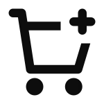 Shopping Cart Add SVG Icon